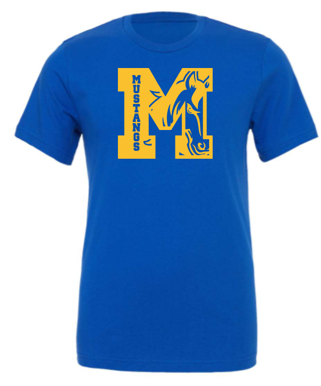 Marley Middle School Short Sleeve Tshirt - Mustang in M