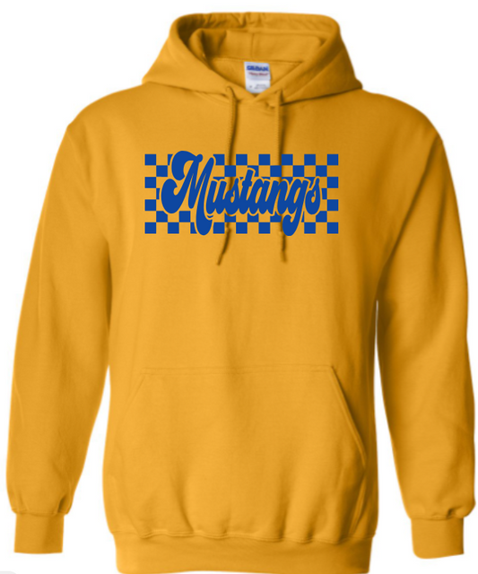 Marley Middle School Hoodie - Retro Checkered