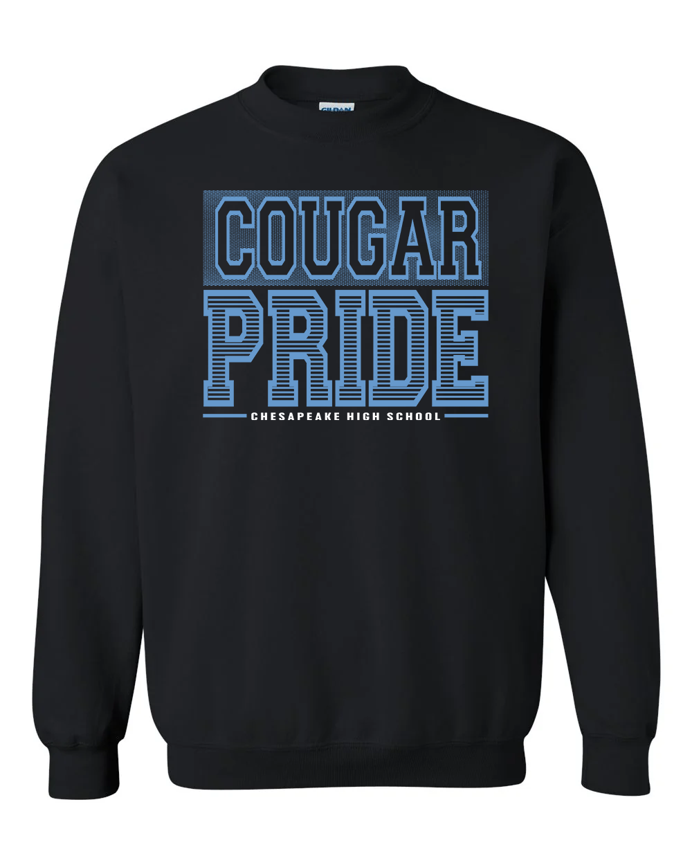 CHS Crew Neck Sweatshirt - Cougar Pride