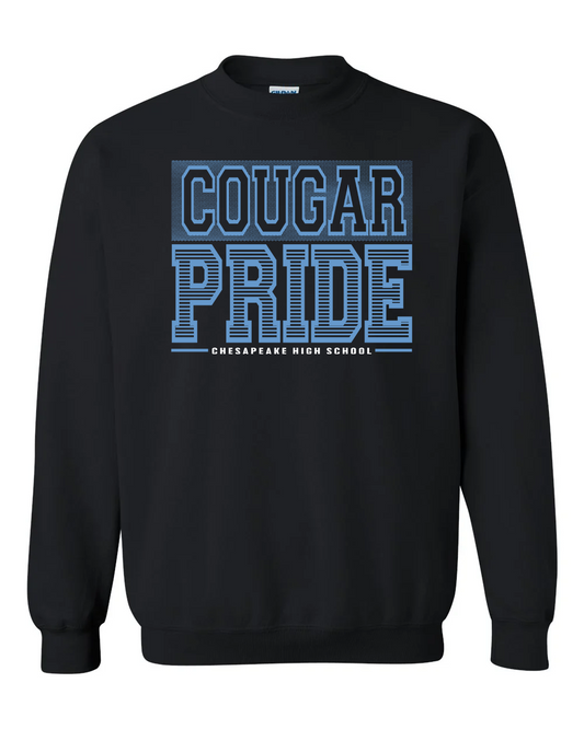 CHS Crew Neck Sweatshirt - Cougar Pride