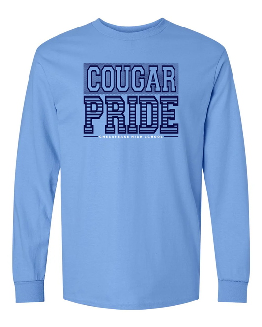 CHS Long Sleeve Tshirt - Cougar Pride