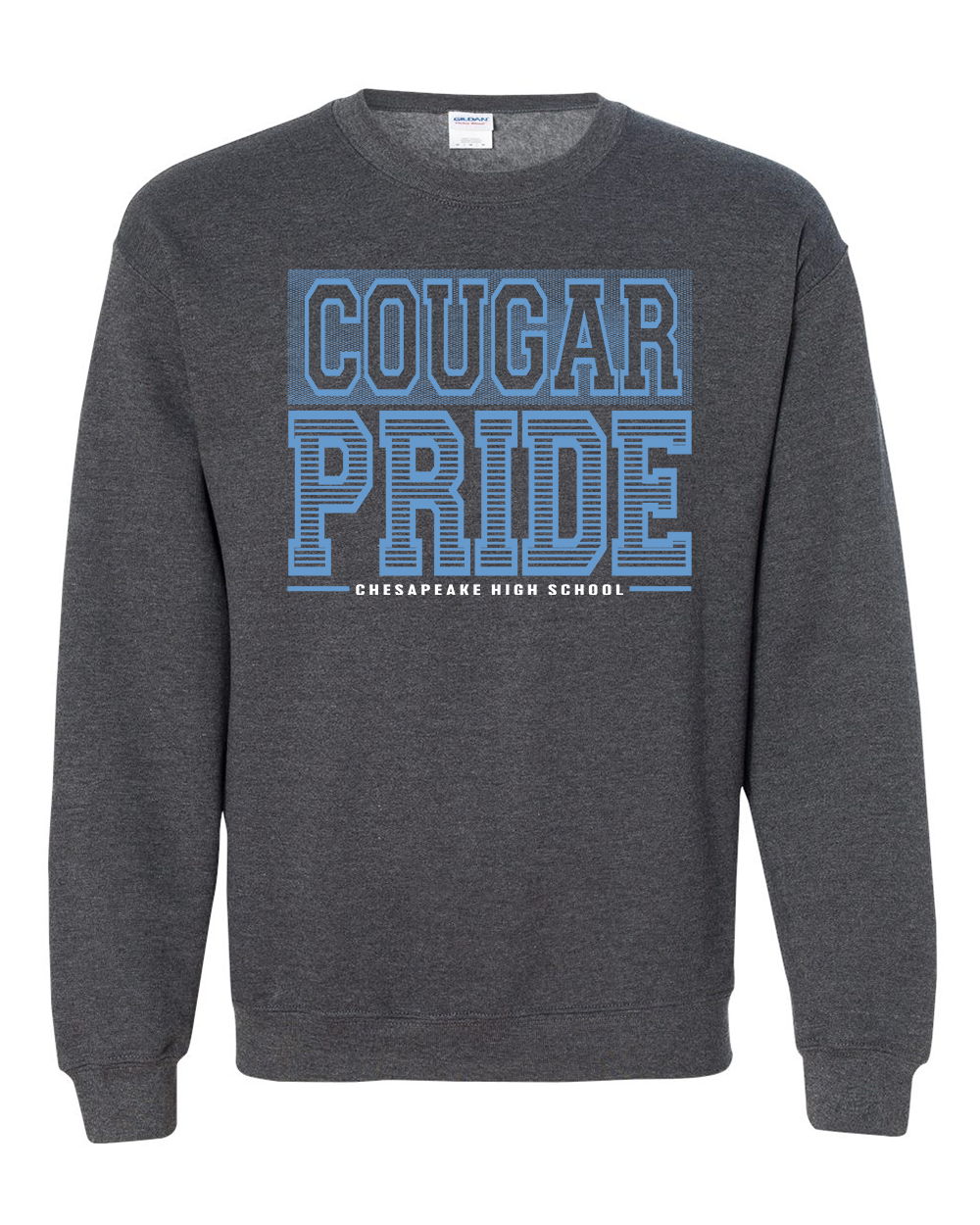 CHS Crew Neck Sweatshirt - Cougar Pride