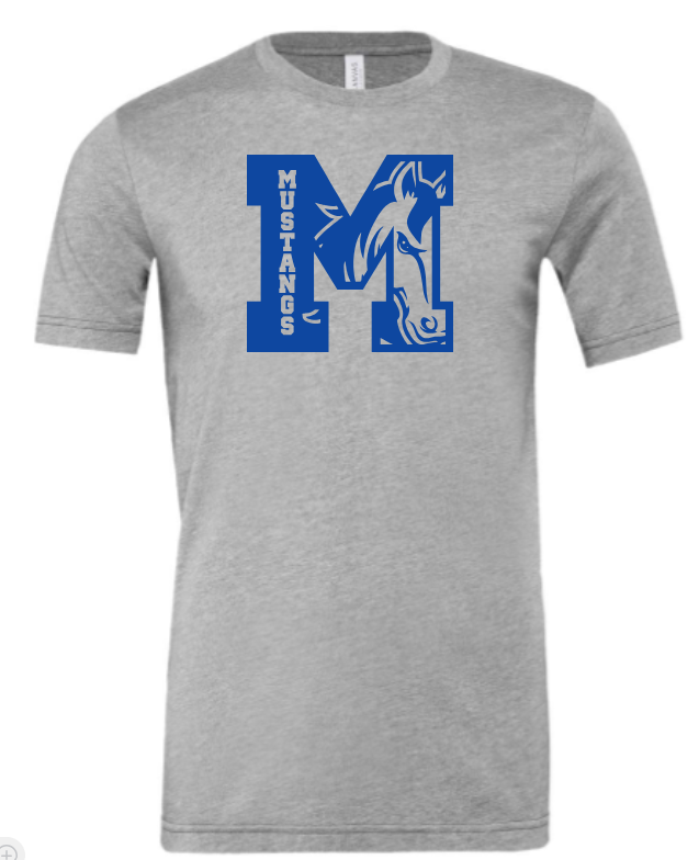 Marley Middle School Short Sleeve Tshirt - Mustang in M