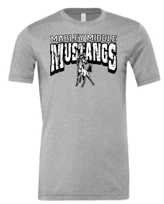 Marley Middle School Short Sleeve Tshirt - Mascot