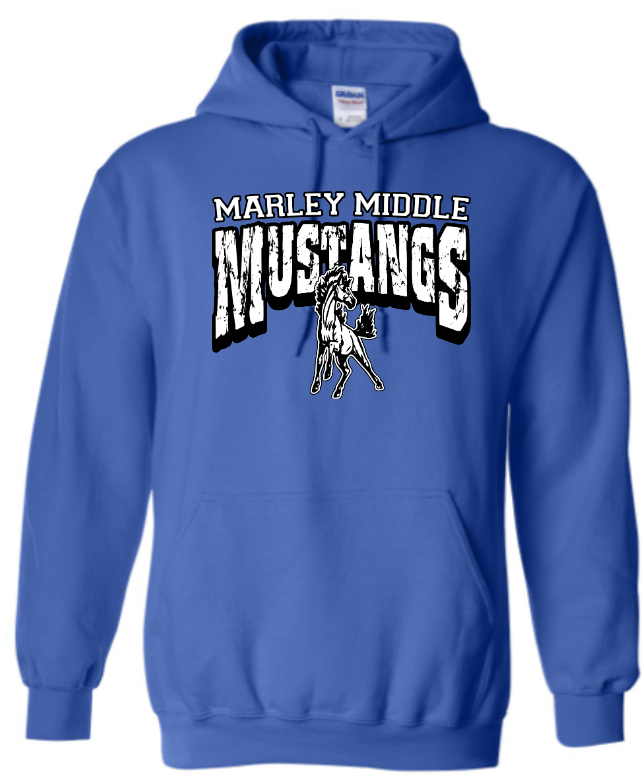 Marley Middle School Hoodie - Mascot