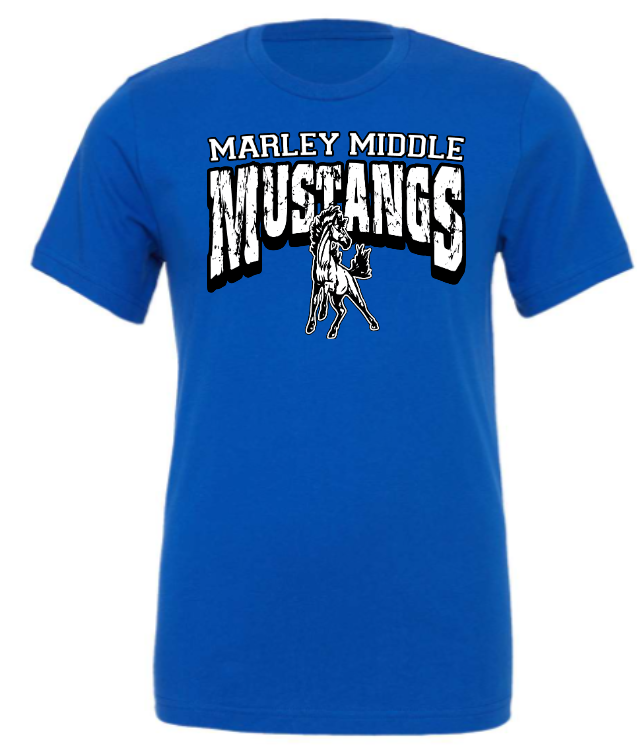 Marley Middle School Short Sleeve Tshirt - Mascot