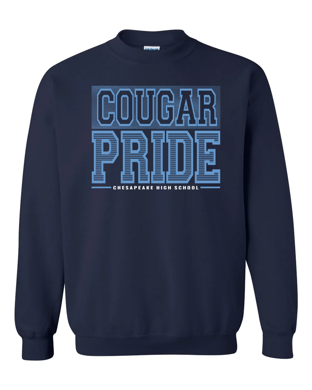 CHS Crew Neck Sweatshirt - Cougar Pride