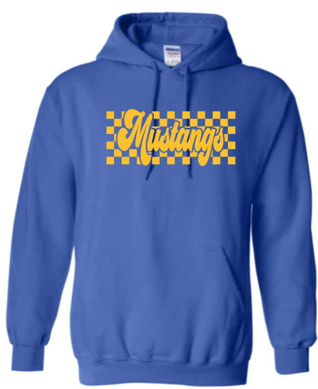 Marley Middle School Hoodie - Retro Checkered