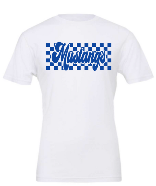 Marley Middle School Short Sleeve Tshirt - Retro Checkered